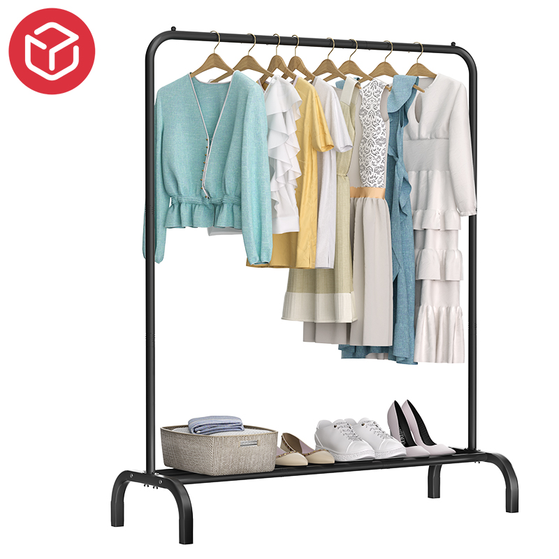 Sturdy make heavy loading clothing stand rack with mobility rollers
