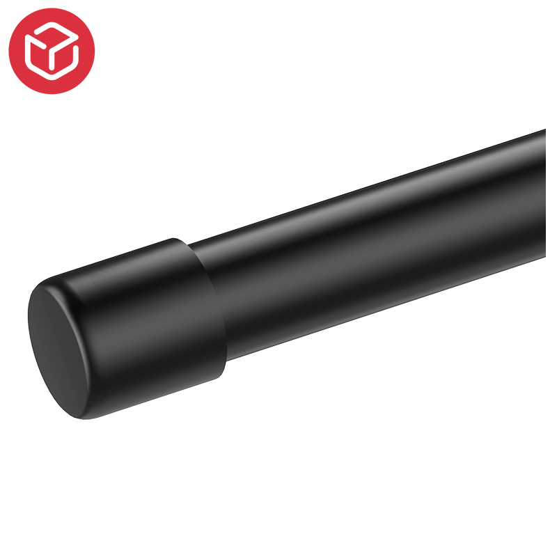 Black Heavy Duty Window Adjustable Curtain Rod