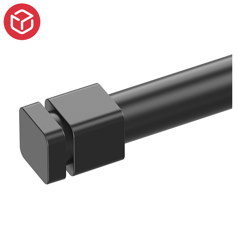 Modern Metal Adjustable Curtain Rod with Brackets