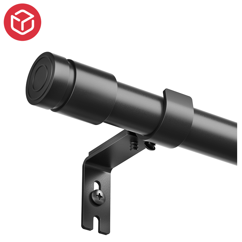 Minimalist Style Adjustable Curtain Rod with Brackets
