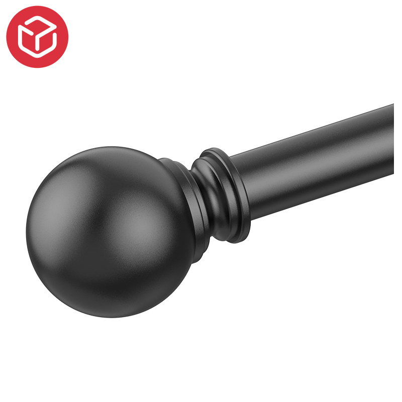 Elegant Metal Splicing Curtain Rod with Brackets