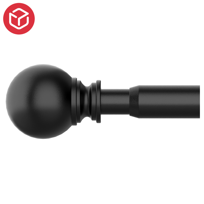 Elegant Metal Splicing Curtain Rod with Brackets