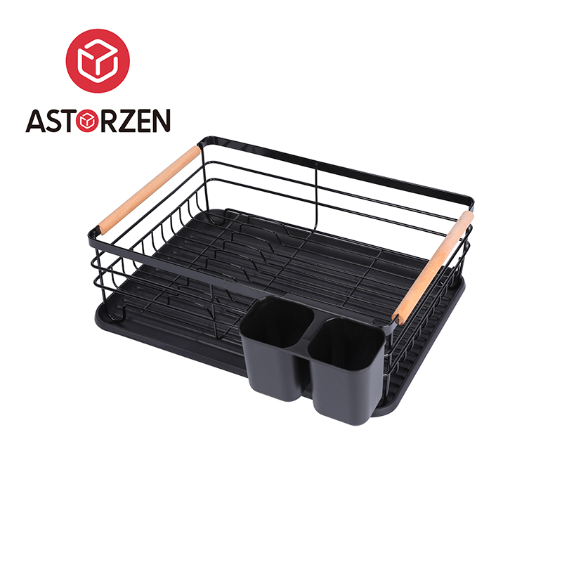 Durable Metal Anti-Oil Stains Scratches Drain Basket for Living Room