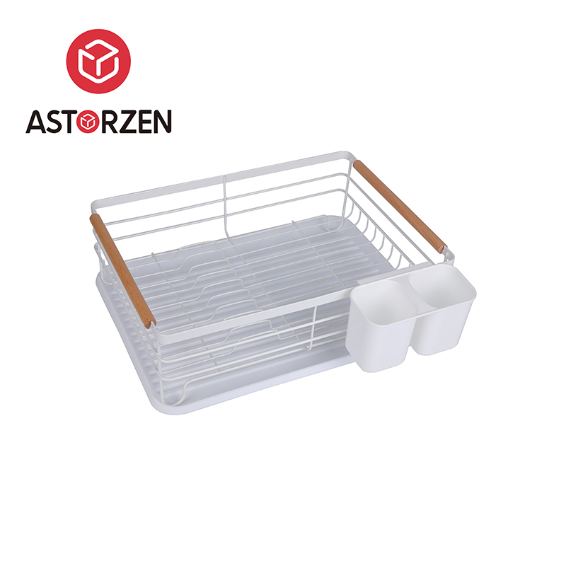Durable Metal Anti-Oil Stains Scratches Drain Basket for Living Room