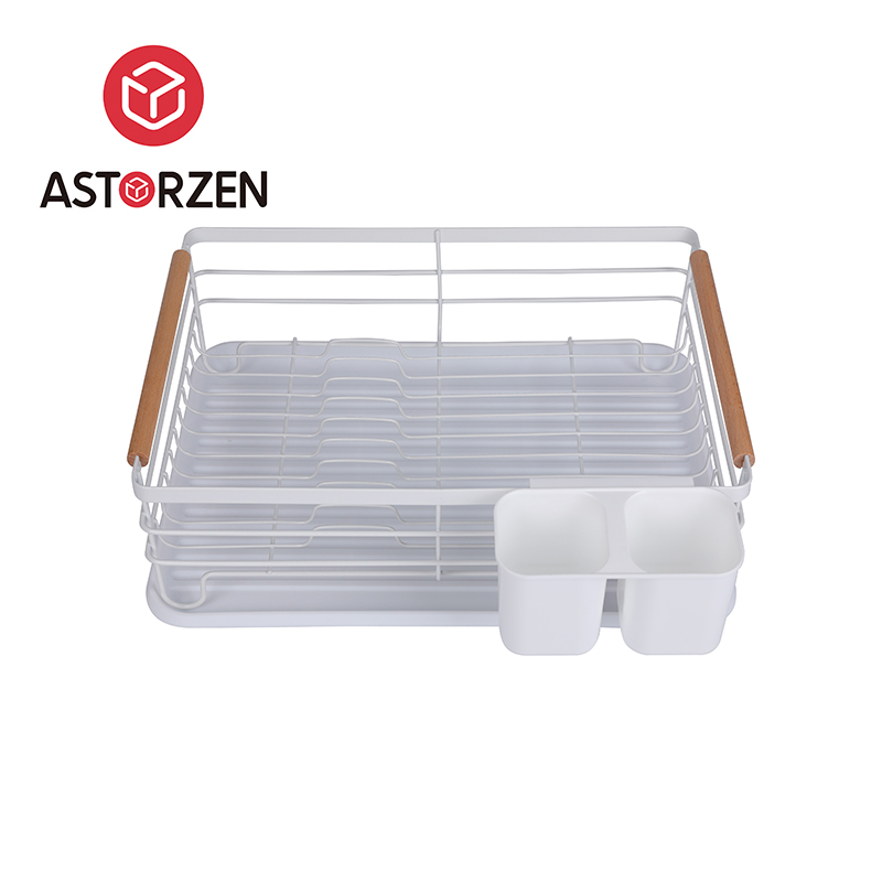 Durable Metal Anti-Oil Stains Scratches Drain Basket for Living Room