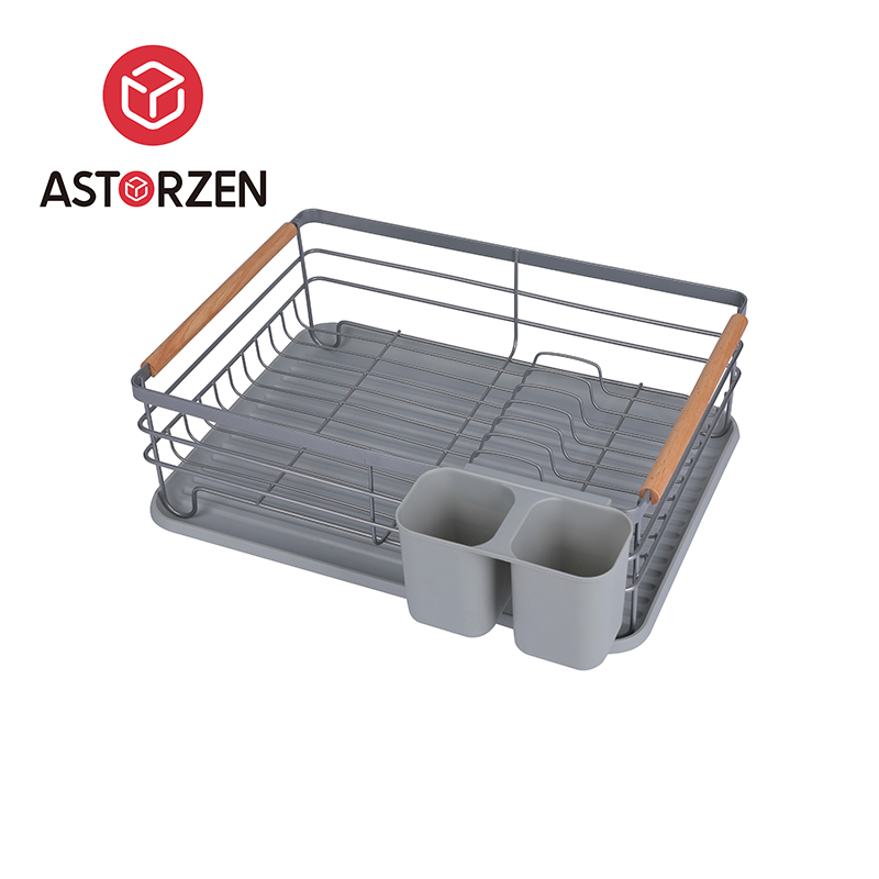 Durable Metal Anti-Oil Stains Scratches Drain Basket for Living Room