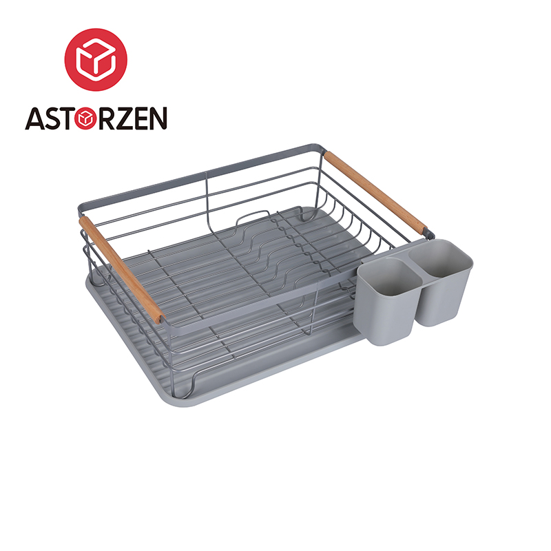 Durable Metal Anti-Oil Stains Scratches Drain Basket for Living Room