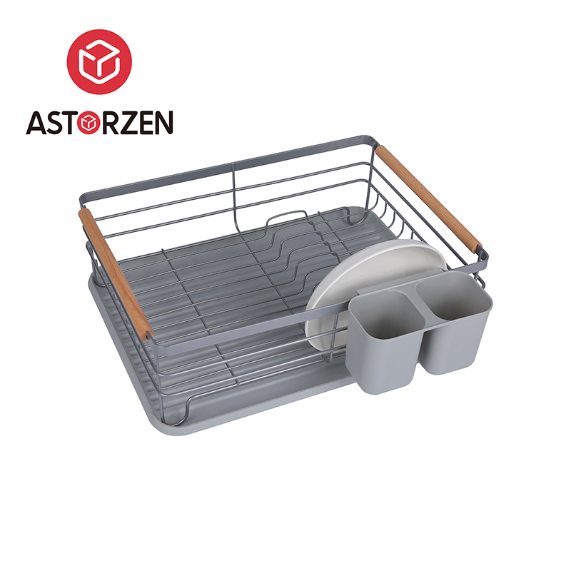Durable Metal Anti-Oil Stains Scratches Drain Basket for Living Room